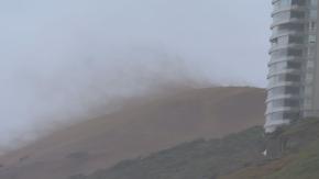 Alerta por desprendimiento de arena en dunas de Concón