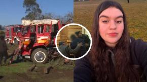 Estudiaba turismo: Quién era la bombera de 20 años que murió tras volcamiento de carro de bomba