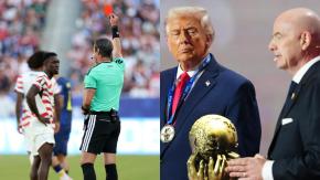 Trump enciende la polémica por Balogun en el Mundial y tilda de "sospechoso" al árbitro que lo expulsó