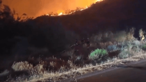 Incendios forestales y sofocante calor agobian España 
