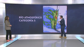 Sistema frontal: proyectan más de 100 mm de lluvia para Santiago 