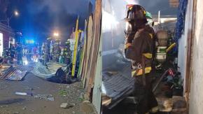 Madre e hijo mueren en incendio en un cité de San Bernardo