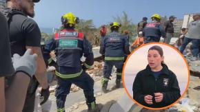 María Paz Campos, rescatista USAR partícipe en rescate de sobreviviente en Venezuela: "Los primeros días fue solamente con gritos y mover piedra por piedra"