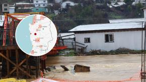 Hasta el nivel de "gravedad extrema": Google proyecta posibles desbordes de ríos en distintas zonas de Chile