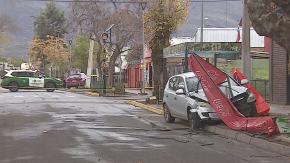 Joven de 21 años fue asesinado en un ataque armado mientras conducía en Colina: Su vehículo se estrelló contra un árbol