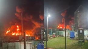 Incendio se registra en empresa en Quilicura