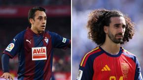 “Lindo verte, amigo”: La llamativa foto de Fabián Orellana junto a Marc Cucurella