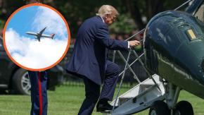 Autoridad de EE.UU. investigan la corta distancia que hubo entre el helicóptero de Trump y un avión comercial