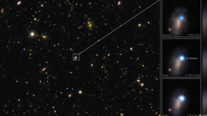 Astrónomos ven morir a una estrella gigante paso a paso