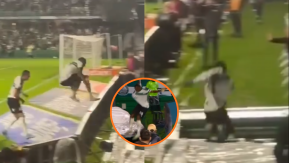 Jugador brasileño se lesiona al caer al túnel del vestuario al celebrar un gol
