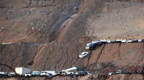 Sistema frontal golpea al norte de Chile: así fue la activación de quebradas en Tocopilla