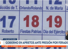 Gobierno en aprietos ante presión por feriado del 17 de septiembre