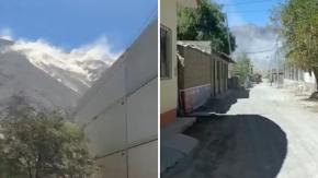 Con deslizamiento de tierra: los videos que dejó el terremoto en Perú