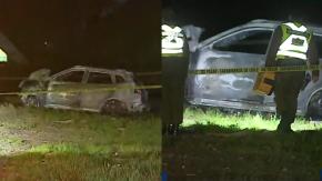 Auto chocó contra una palmera en El Monte y terminó quemándose: conductor murió calcinado 