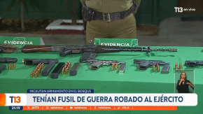 Incautan armamento en El Bosque: Tenían fusil de guerra robado al Ejército 