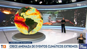 "Super niño" se fortalece: Crece amenaza de eventos climáticos extremos