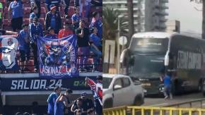 VIDEO | Bus de Colo-Colo protagoniza accidente automovilístico antes del Superclásico 200