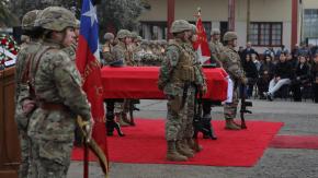 Ejército despide en Chillán a cabo segundo fallecido en accidente durante tareas de control 