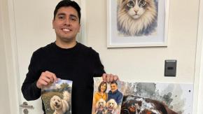 Cómo Lo Hizo Mi Huella Eterna: Inmortaliza retratos de mascotas