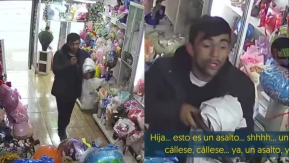 “¿Por qué necesitas plata?”: El diálogo entre comerciante y sujeto que la asaltó en florería de Lota