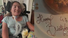 El cruel mensaje de cumpleaños que recibió joven en silla de ruedas en restaurante en EE.UU.