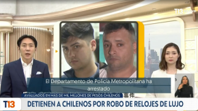 Detienen a chilenos por robo de relojes de lujo en Japón