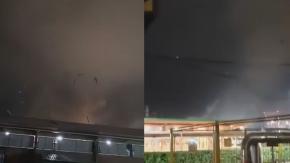 Emiten aviso por probables nubes con características tornádicas para dos regiones del sur