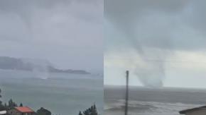 Un tornado, tres trombas marinas y granizos afectaron a Ñuble en menos de 24 horas