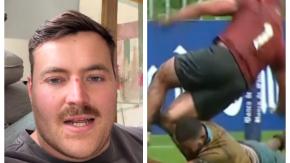 Podría perderse el Mundial: Rugbista chileno relata terrible lesión por tackle ilegal de uruguayo
