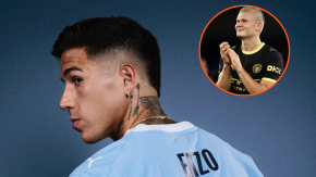 "Me puedo ir a dormir": La comentada reacción de Haaland al fichaje millonario de Enzo Fernández al City