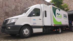 Se abastece en seis minutos y será probado en rutas reales: Así es el primer vehículo de carga a hidrógeno verde creado en Chile