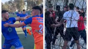 VIDEO | Entre jugadores y familiares: Batalla campal en la Tercera A termina con 6 jugadores expulsados