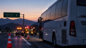 Mueren seis personas intoxicadas por gas en bus varado en México