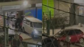 “Se llevaron cuatro carros llenos de carne”: Testigo relata violento asalto a supermercado en Maipú
