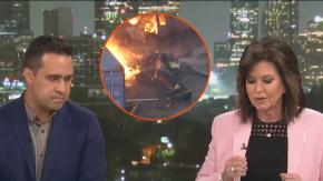 Hubo tres muertos: La reacción de los conductores de NBC al informar accidente de helicóptero de sus compañeros