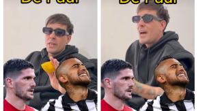 "¡No le llega a la uña del pie!": Influencer argentino compara a Rodrigo De Paul con Arturo Vidal y se hace viral