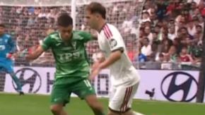 ¿Era para roja? Dubó fue expulsado y Wanderers jugó con 10 ante el Real Madrid