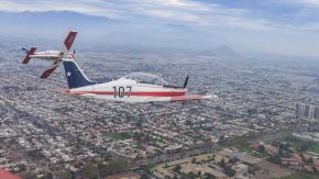 Teletrece voló en un T-35 Pillán: Así fue el desfile aéreo en la Parada Militar