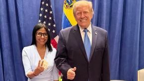 Donald Trump y Delcy Rodríguez: del enfrentamiento a una "relación histórica", marcada por el petróleo