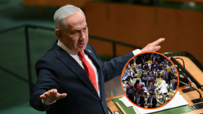 Delegados abandonan Asamblea General de la ONU durante discurso de Netanyahu: "Si hay otro cobarde que se quiera ir, que se vaya ahora"