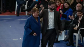 Escudo de las Américas: Lo que dice (y lo que no dice) la declaración de Boric y Bachelet contra decisión de Kast Escudo de las Américas: Lo que dice (y lo que no dice) la declaración de Boric y Bachelet contra decisión de Kast