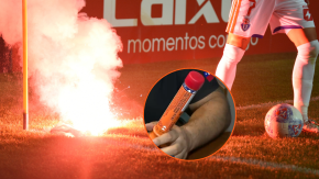 Alcanza hasta 180 kilómetros por hora y puede "causar la muerte": El arma que suspendió el duelo entre la U y Everton