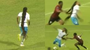 Futbolista con el pelo más largo del mundo provocó dos expulsiones: Le jalaron el pelo