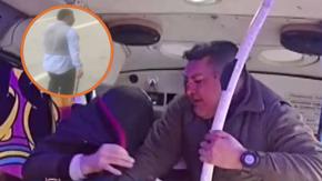 Choferes contra choferes: captan peleas entre micreros por conseguir más pasajeros