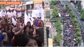 Reportan incidentes en marcha estudiantil convocada por la Confech: Revisa los desvíos de tránsito en la Alameda