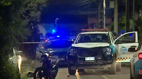 Motoristas balean a inspector de seguridad municipal durante persecución por robo en San Miguel