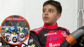Ya fue subcampeón mundial: Bruno Miranda, el niño de 11 años que domina el karting infantil