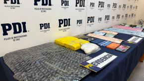 PDI desarticula banda peruana que traficaba cocaína a Hong Kong: Uno de los detenidos tenía alerta roja de Interpol