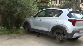 Alerta por aumento de robo de ruedas de autos