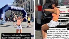 Usó bicicleta y se jactó del tiempo en redes: descalifican a influencer por polémica en Maratón de Berlín